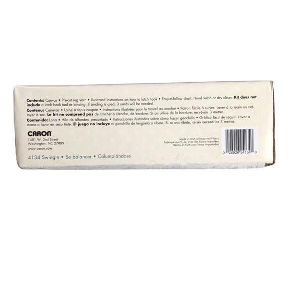 WonderArt Latch Hook Kit - Swingin Monkey 15”x20” - Picture 2 of 3